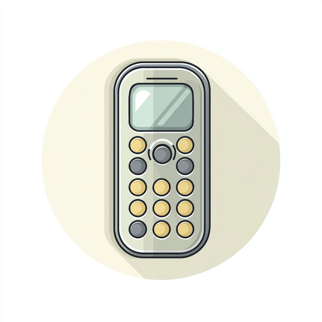 Minimal phone icon indicating crisis resource contact.