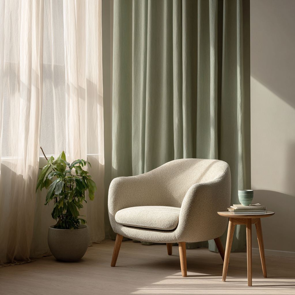 Calm therapy environment representing safety, presence, and emotional attunement in depression counseling.